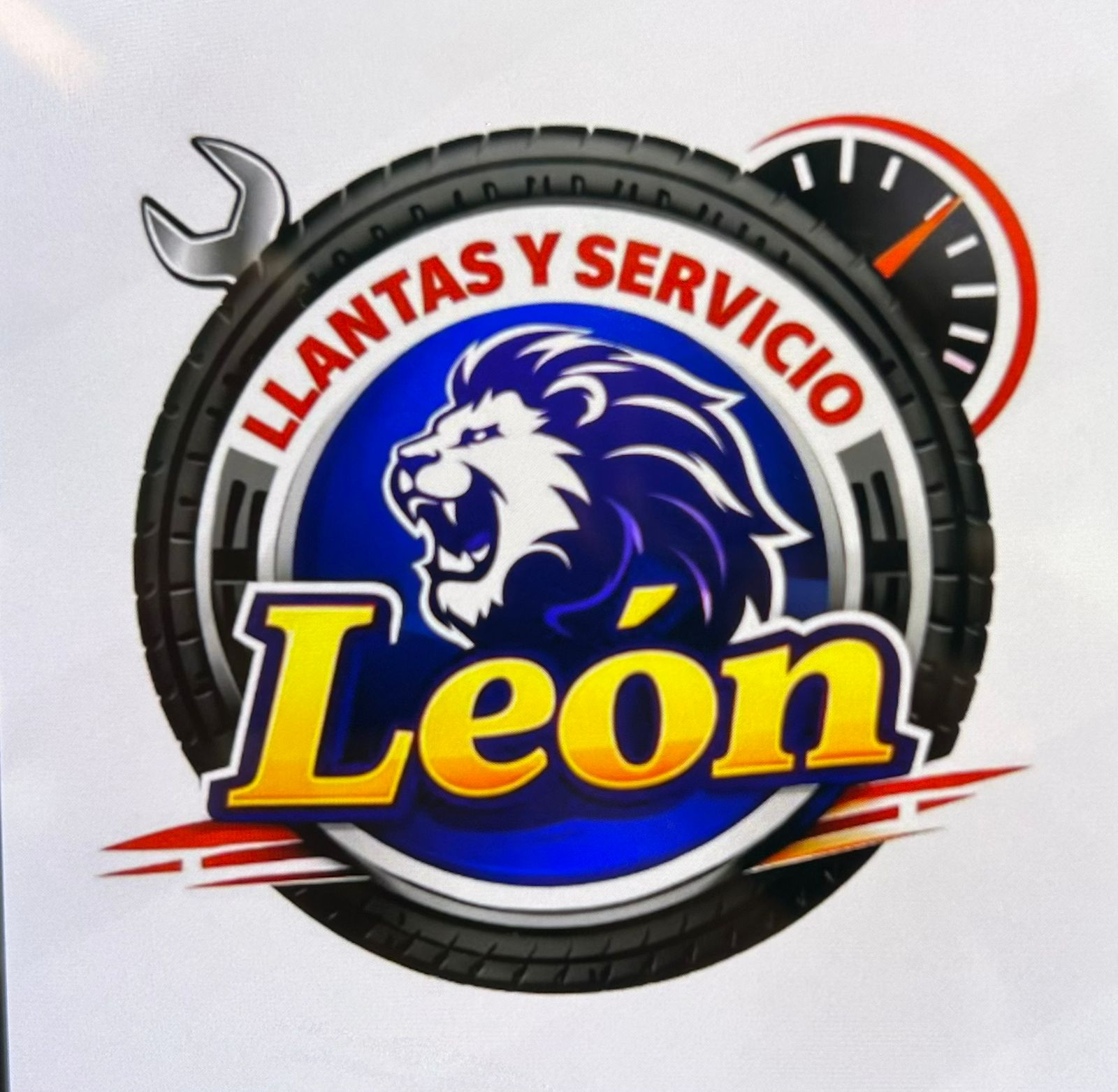 Logotipo Llantas y Servicios León